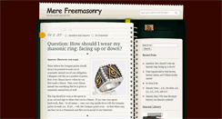 Desktop Screenshot of merefreemasonry.com